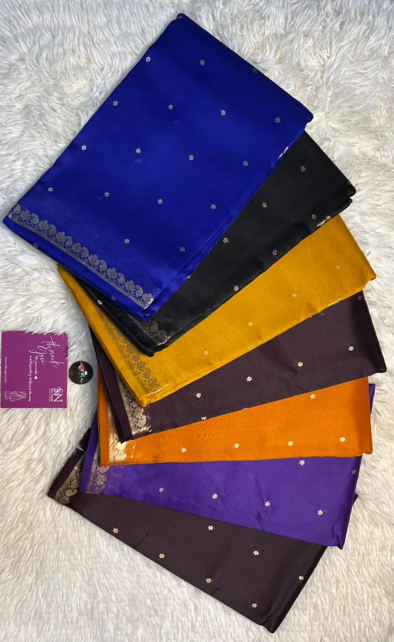 Zari Booti Saree — Colour Range